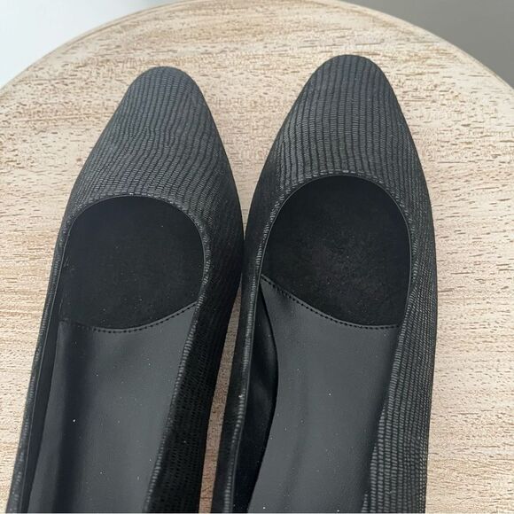 Vaneli Dayle Almond toe Short Block heel Pump, Black print Women's Size 9.5 NWOB - Picture 6 of 8